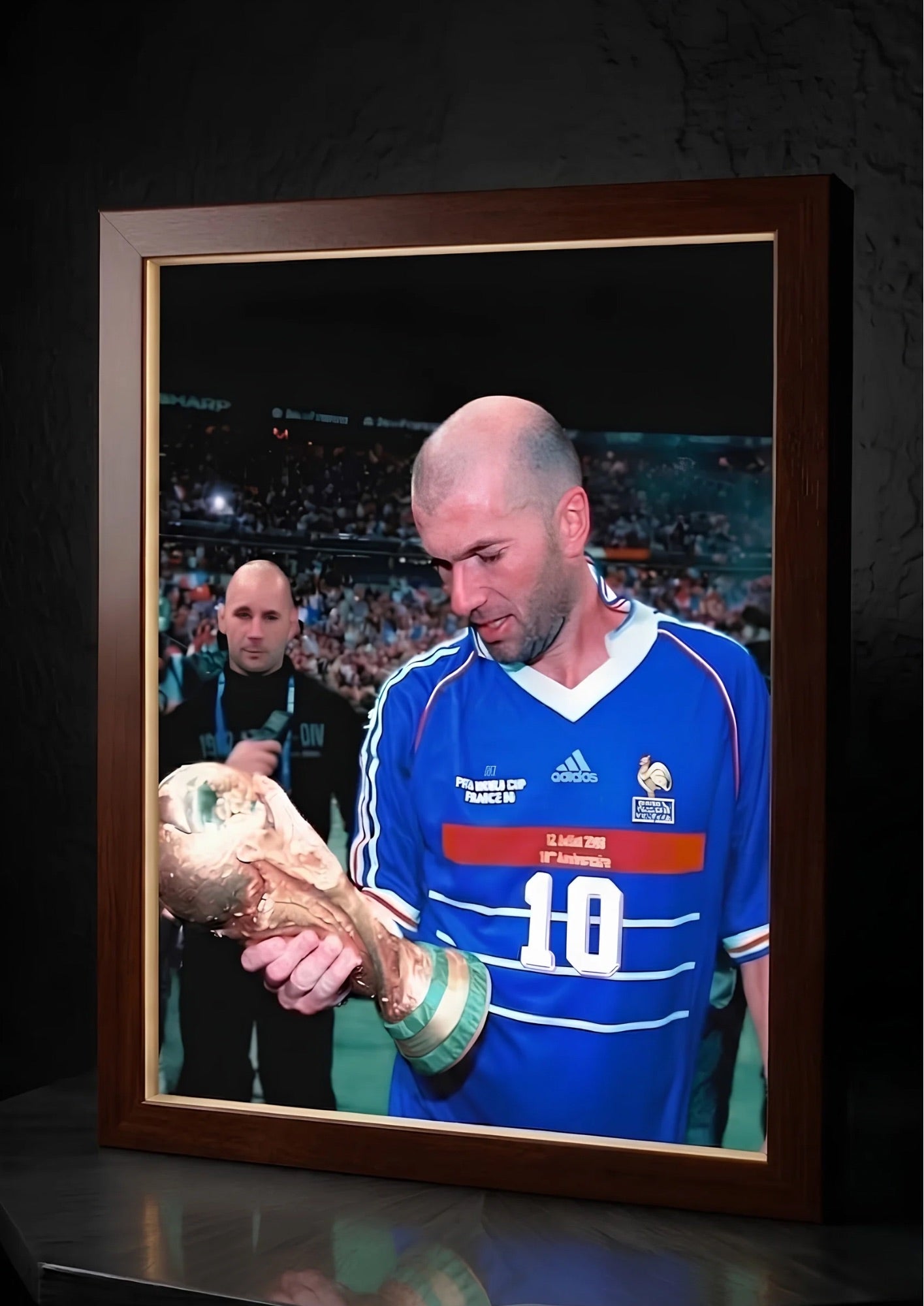 Zinedine Zidane 1998 (LED Frame)